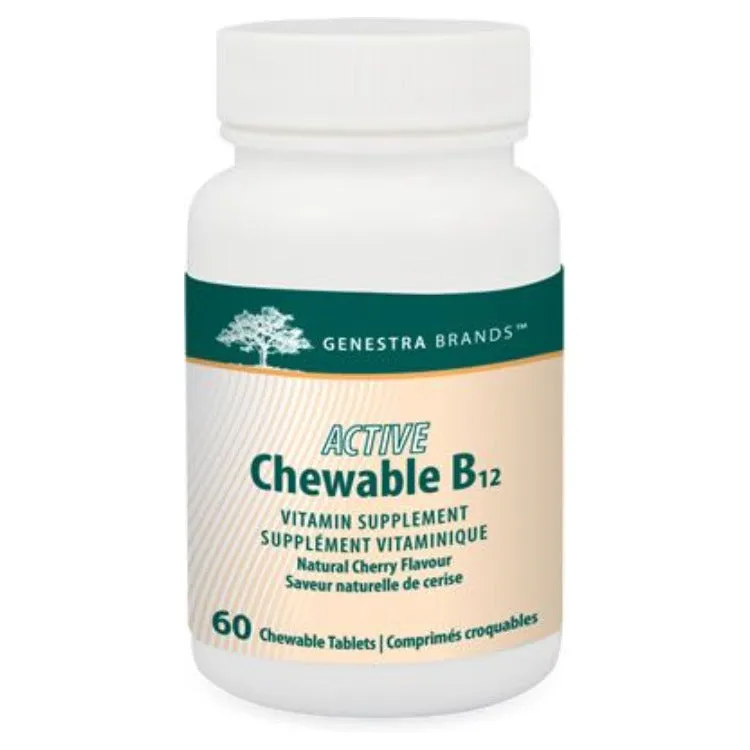 Genestra Active Chewable B12 Vitamin Supplement