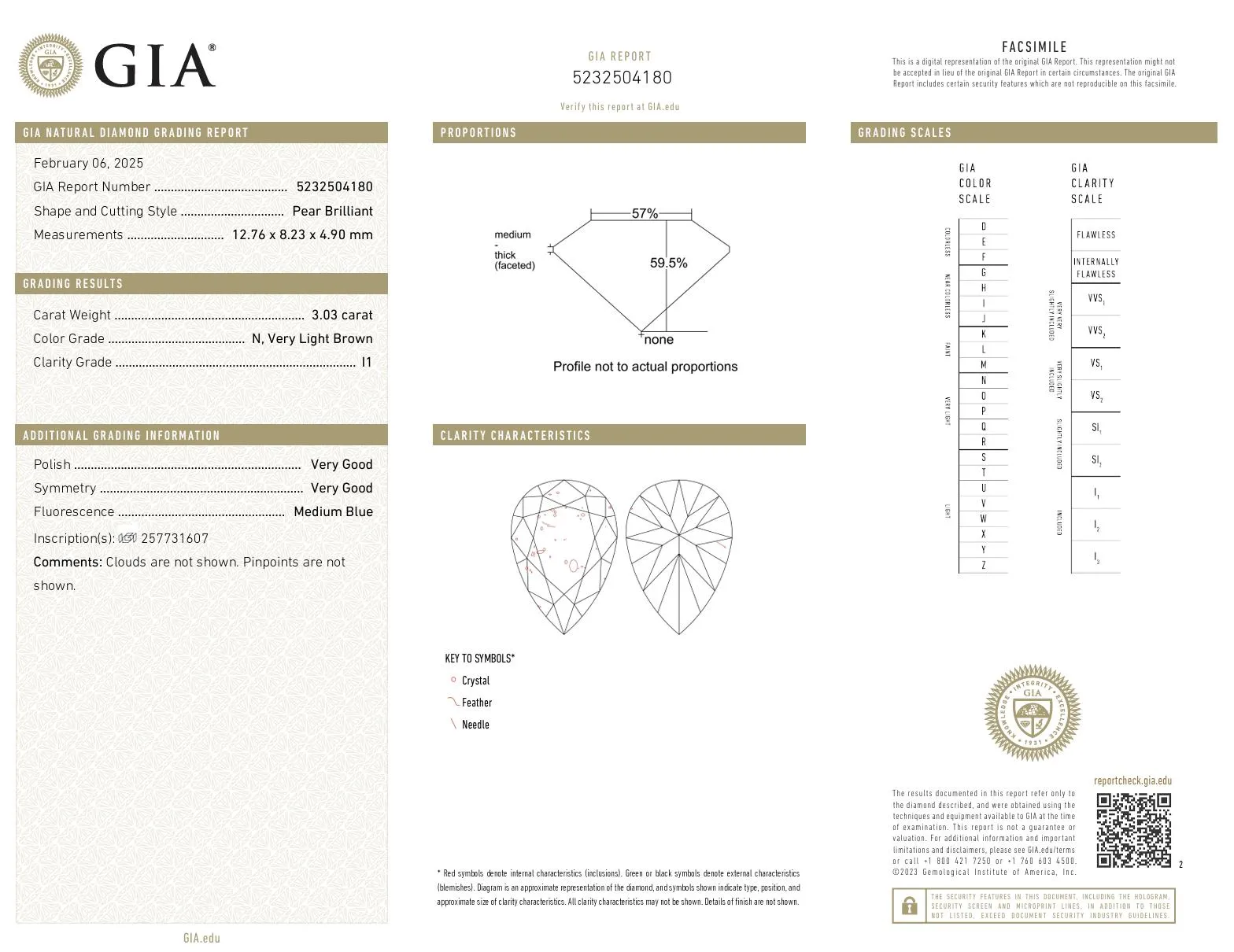 GIA 3.03 carat pear shape diamond 18k rose gold solitaire ring