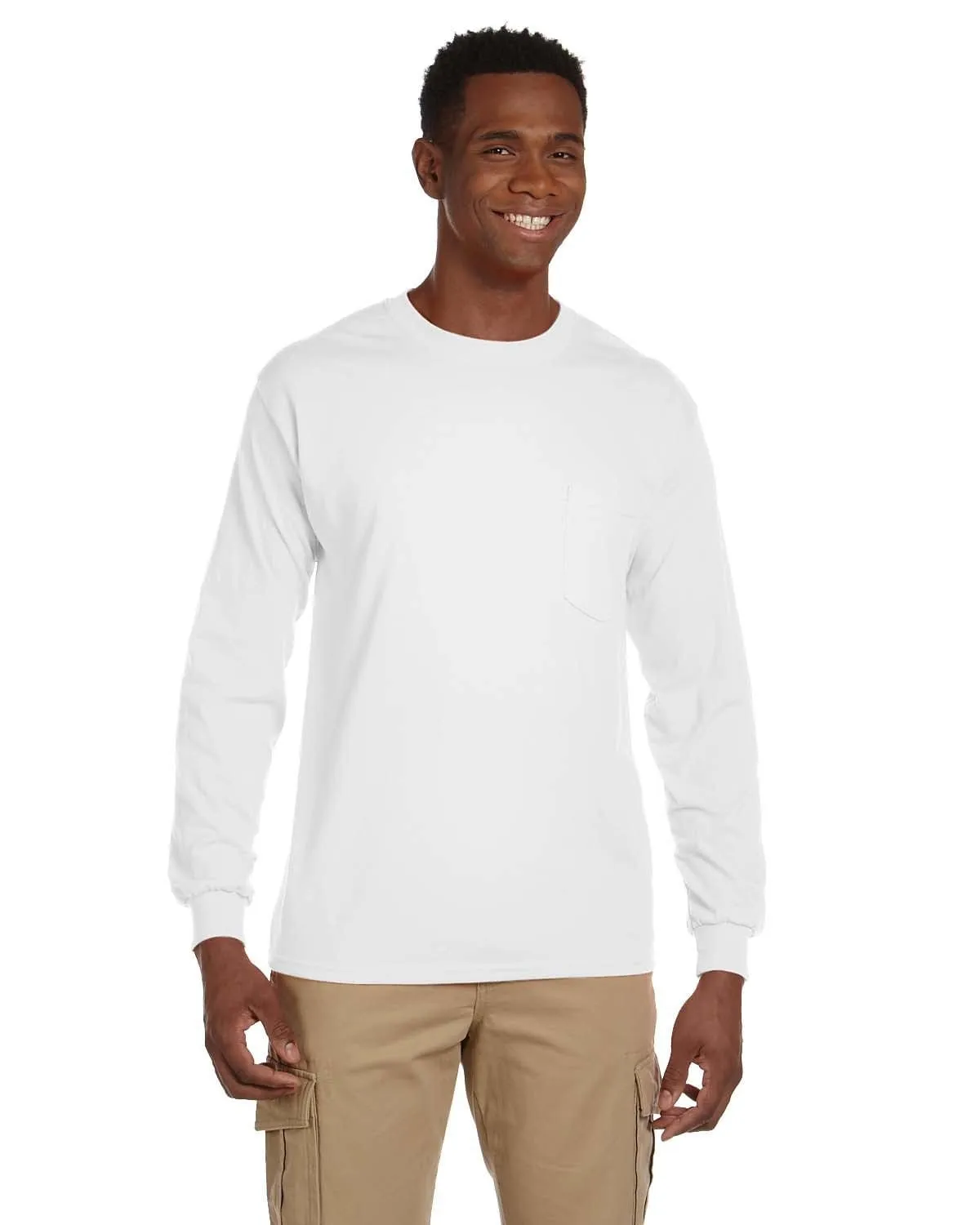 Gildan Ultra Cotton Long Sleeve Pocket T-Shirt