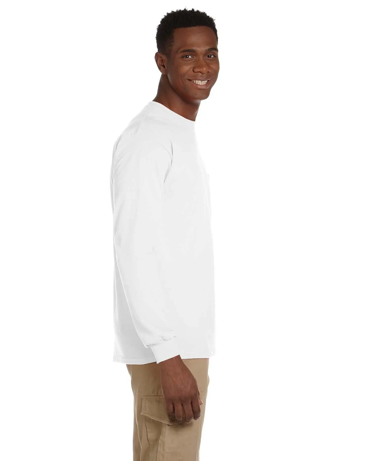 Gildan Ultra Cotton Long Sleeve Pocket T-Shirt