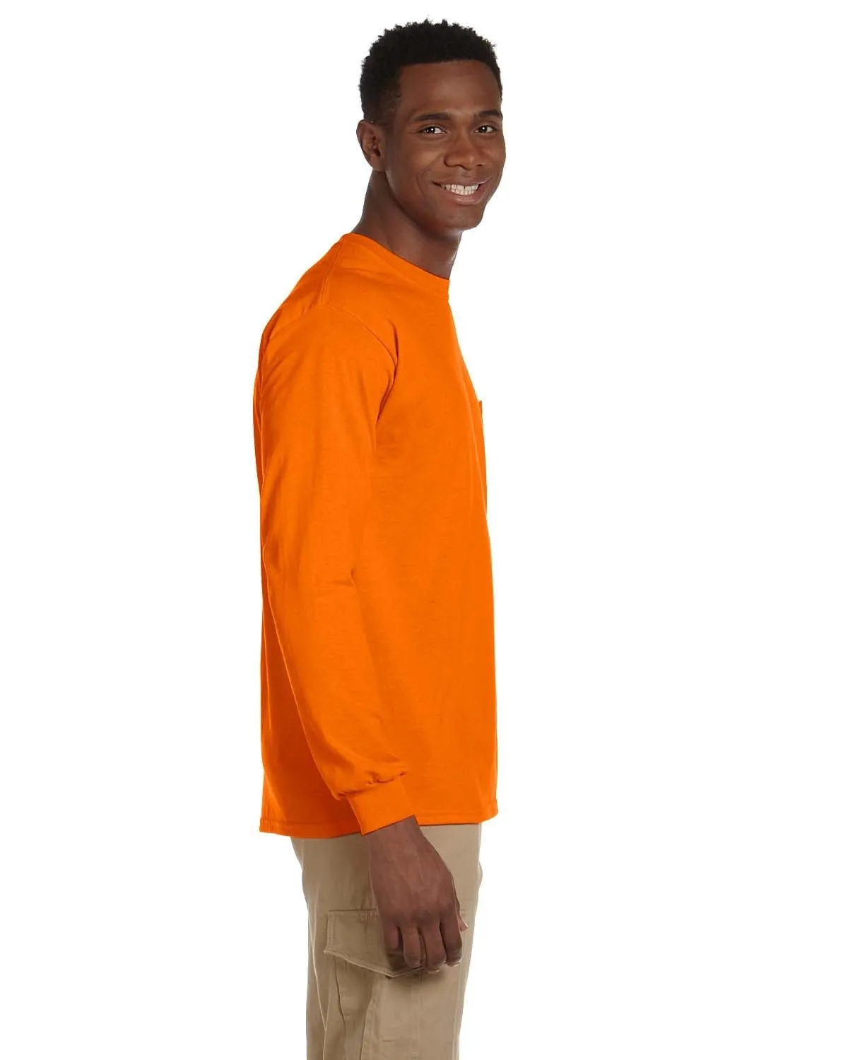 Gildan Ultra Cotton Long Sleeve Pocket T-Shirt