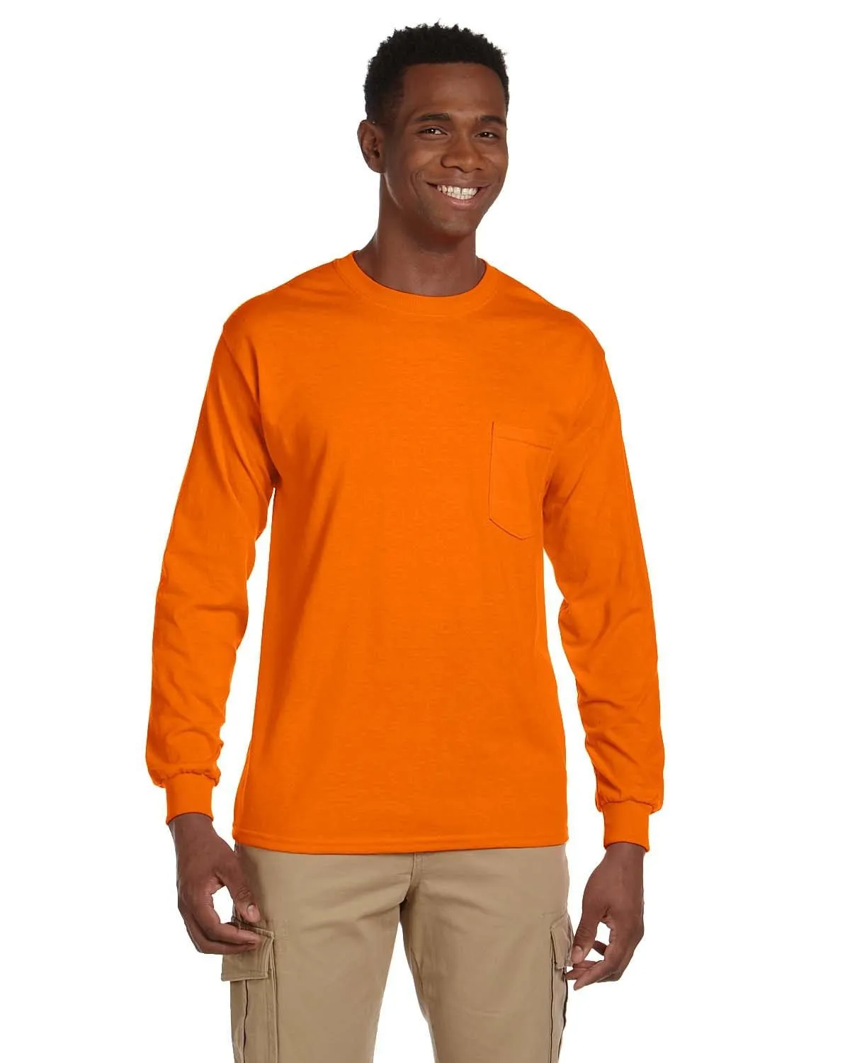 Gildan Ultra Cotton Long Sleeve Pocket T-Shirt