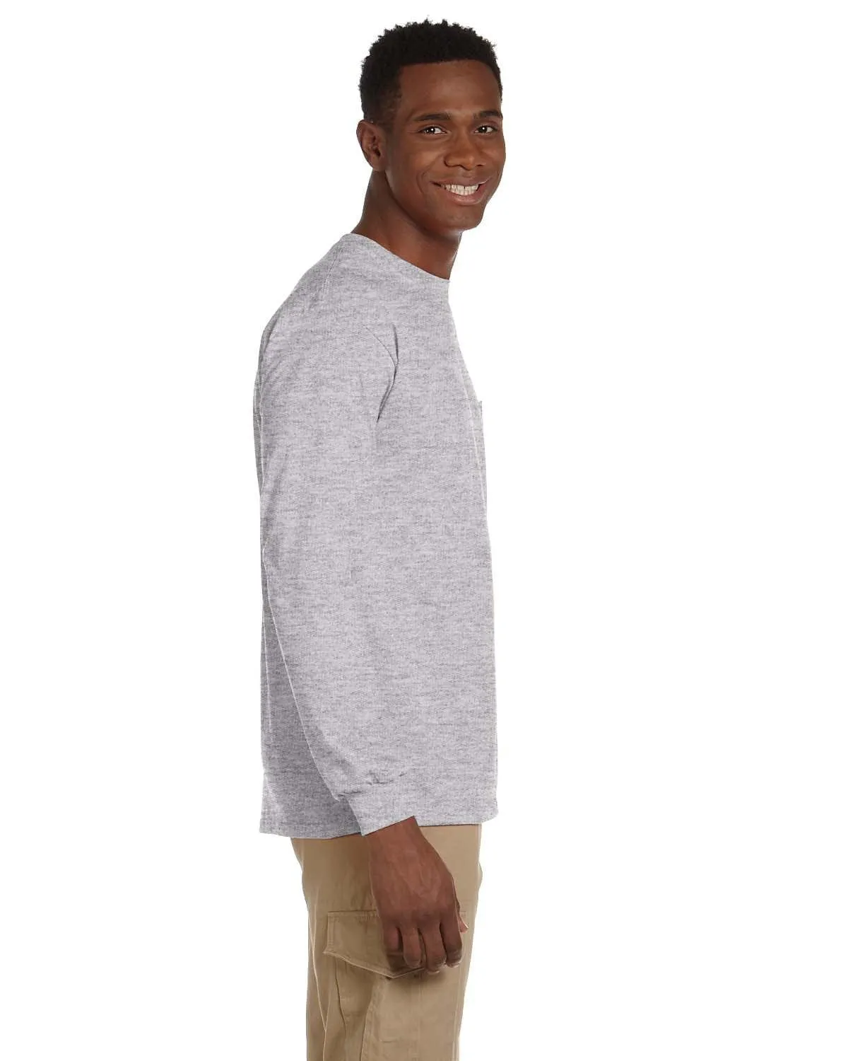 Gildan Ultra Cotton Long Sleeve Pocket T-Shirt