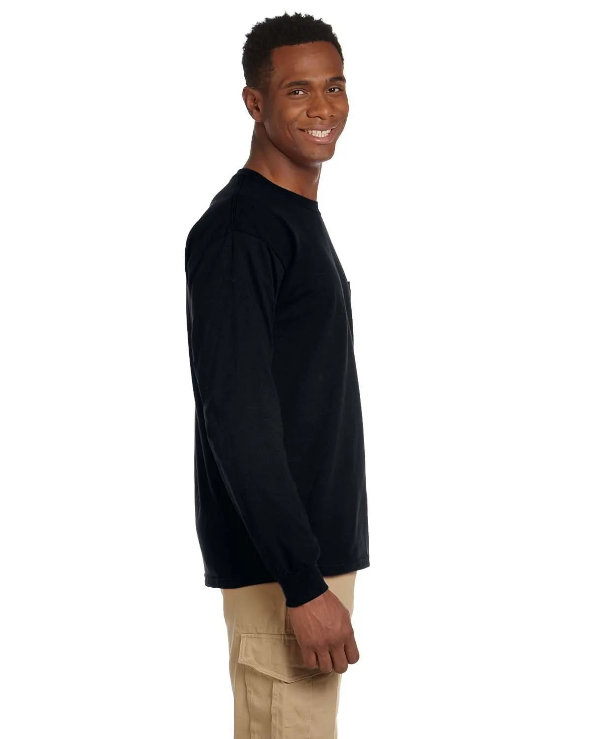 Gildan Ultra Cotton Long Sleeve Pocket T-Shirt