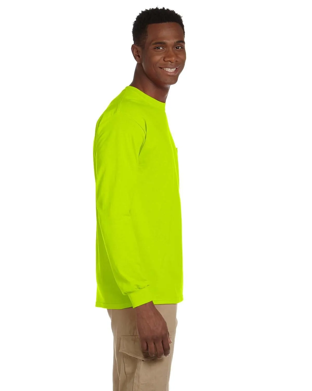 Gildan Ultra Cotton Long Sleeve Pocket T-Shirt