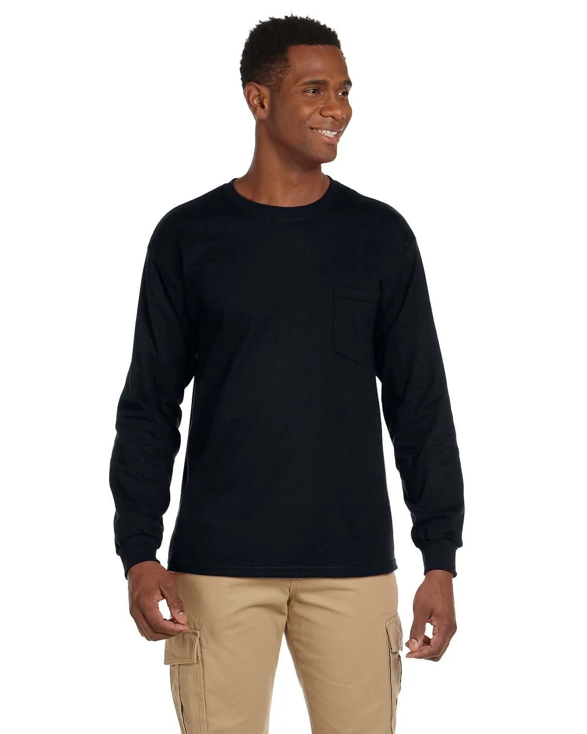 Gildan Ultra Cotton Long Sleeve Pocket T-Shirt