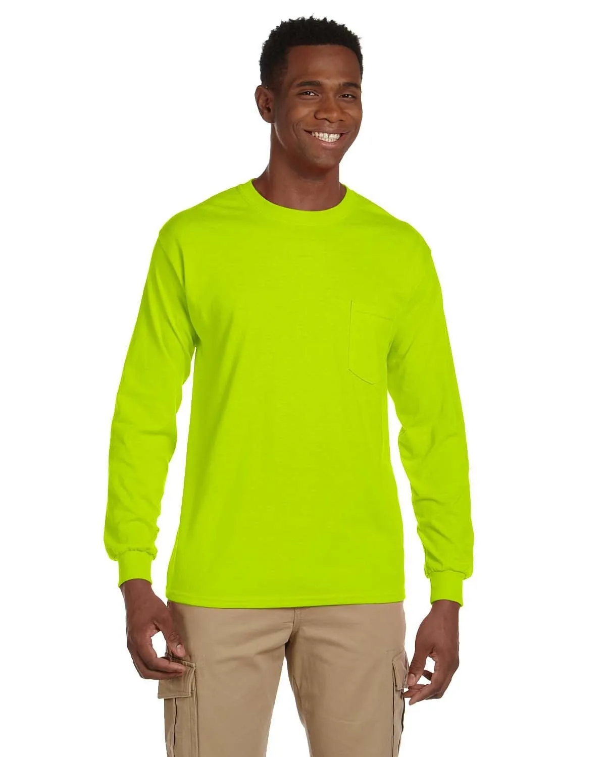 Gildan Ultra Cotton Long Sleeve Pocket T-Shirt