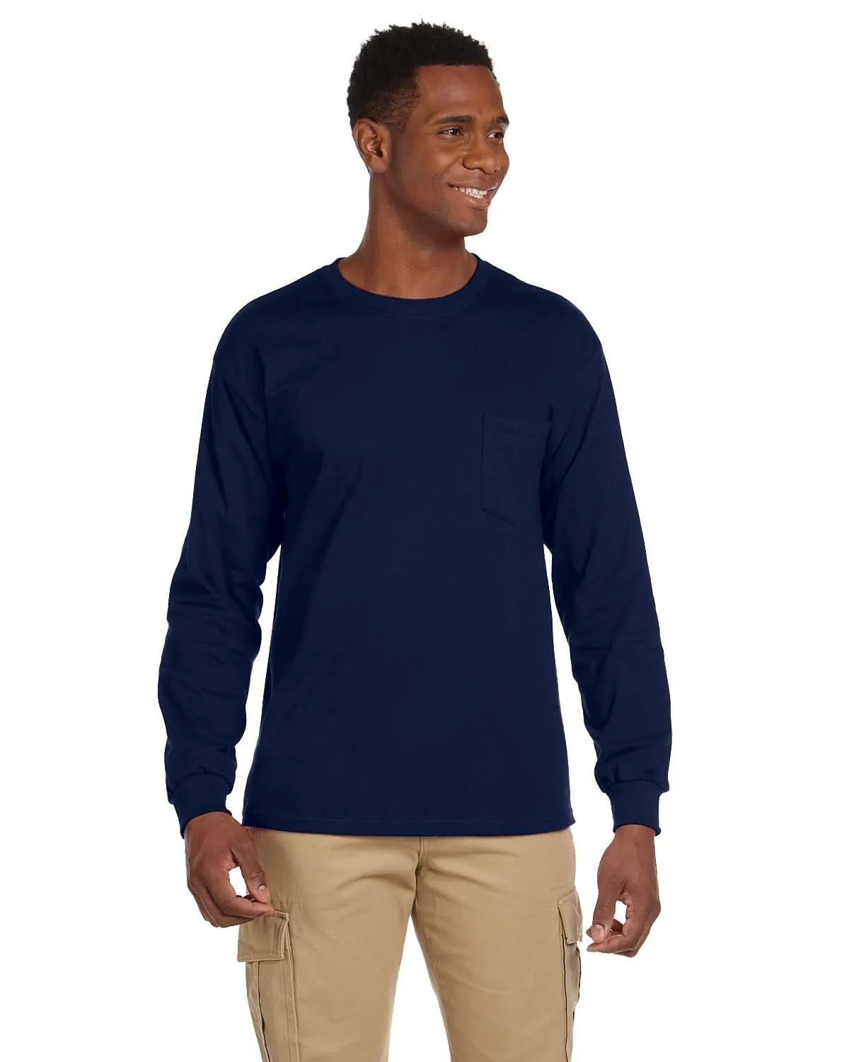 Gildan Ultra Cotton Long Sleeve Pocket T-Shirt