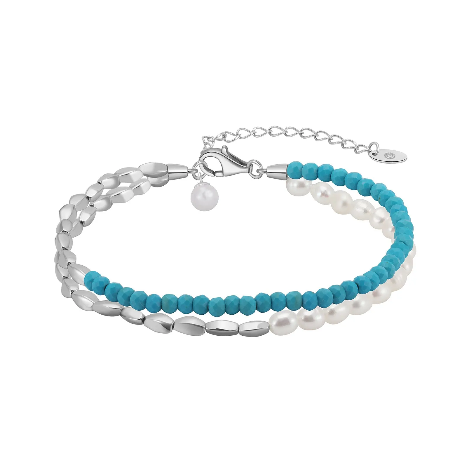 GILDED GRACE LAYERED PEARL BRACELET