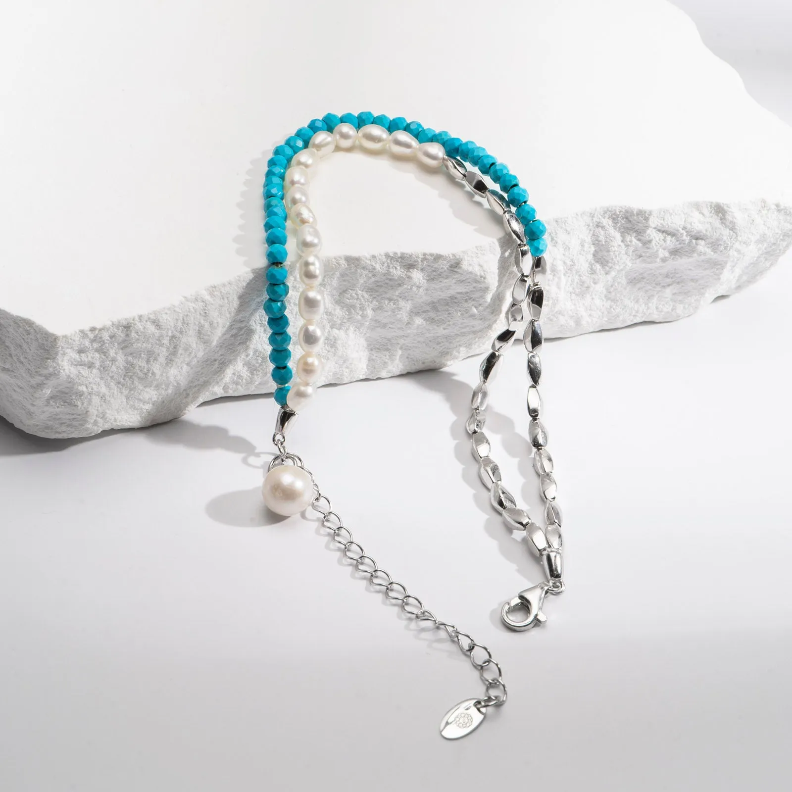 GILDED GRACE LAYERED PEARL BRACELET