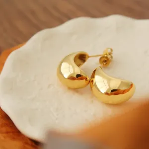 Gold Bold Hoops
