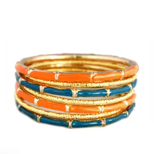 GOLD-MULTI BANGLES  #FW1200068 (OD27/XE8)