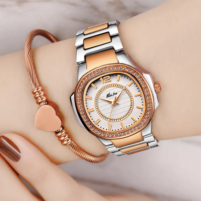 Gold Women Wrist Watch