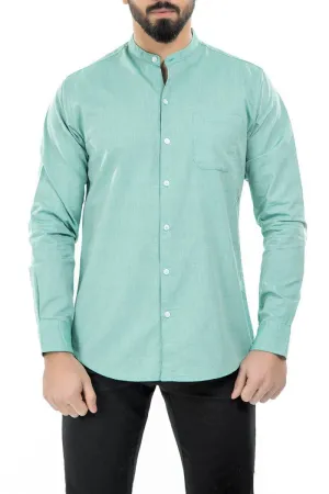 Green Casual Shirt FS Slim Fit