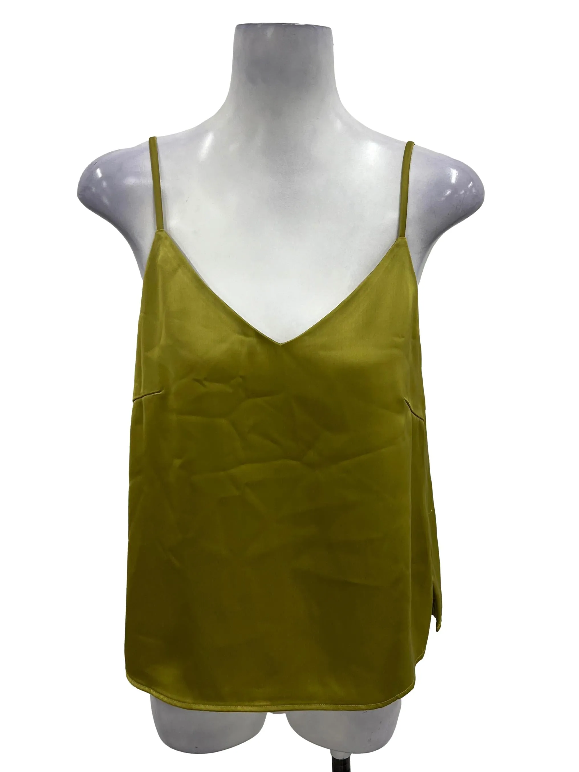 Green Satin Cami Top OSN