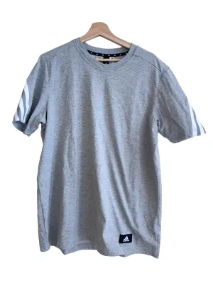 Grey Round Neck Tee