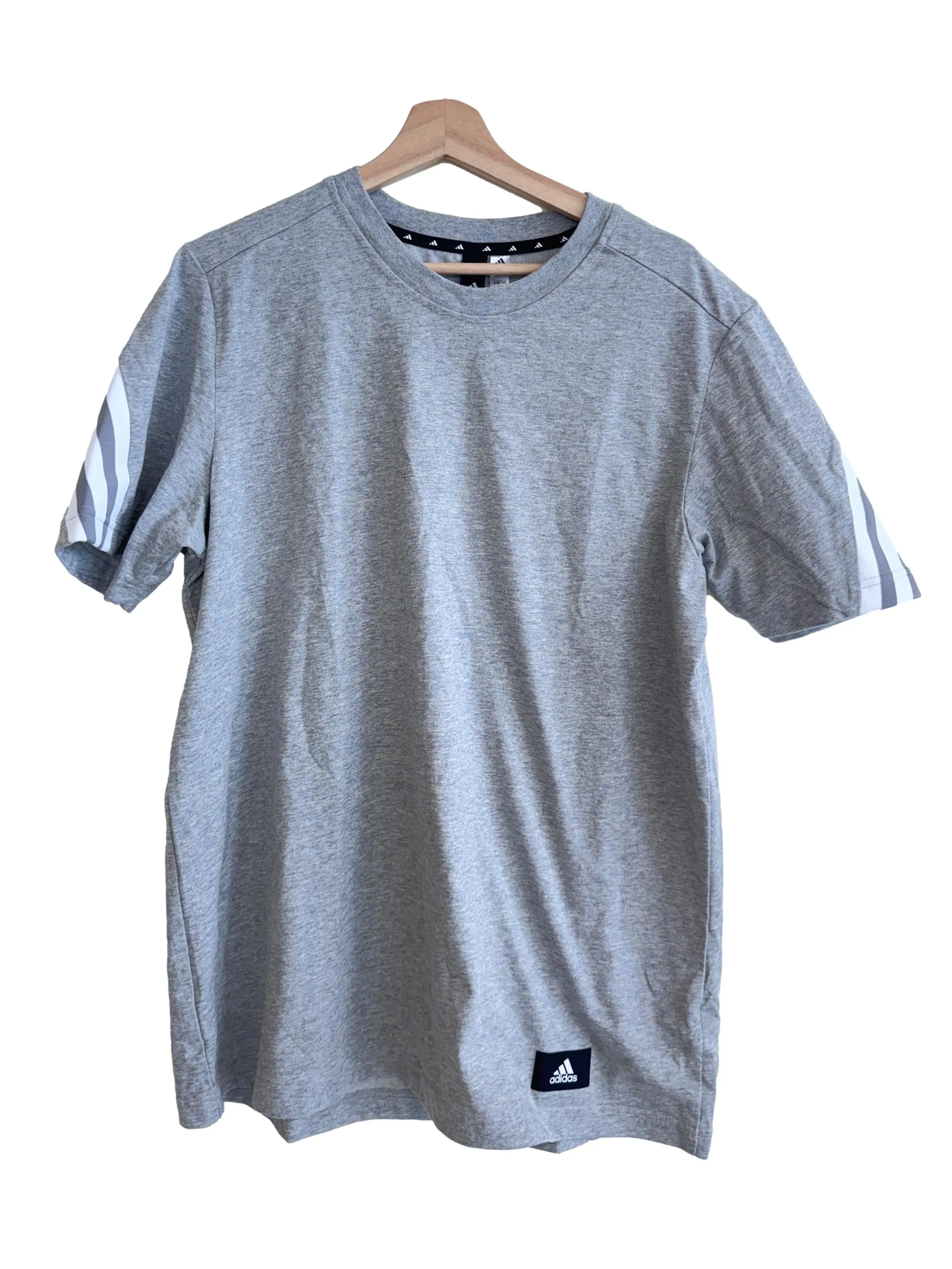 Grey Round Neck Tee