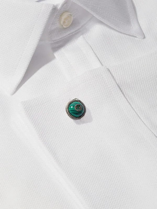 Gucci Garden GG Snake Cuff Links in Silver