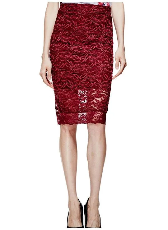 Guess lace Midi Skirt/ Woman's Designer Clothing