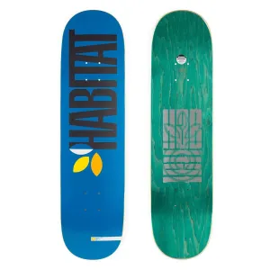 Habitat Apex Bold Blue (Twin Tail) Skateboard Deck - 8.375"
