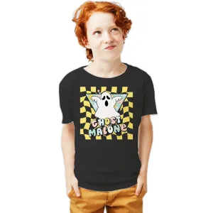 Halloween Cute Ghost Malone Parody Post Cool Hip Hop Joke Official Youth T-shirt