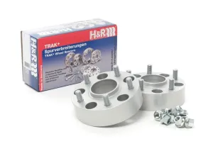 H&R Trak  25mm DRM Wheel Spacer Bolt 5x120 Center Bore 72.5 Thread 14x1.5 - Black