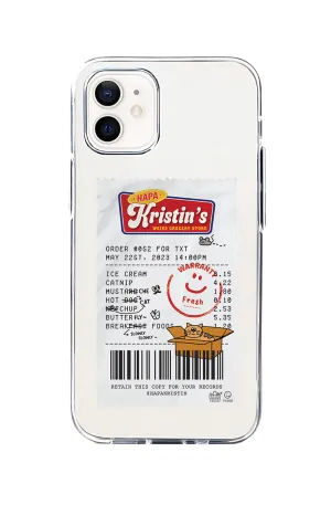 HAPA iPhone 13 Pro Transparent Jelly Case - Bills
