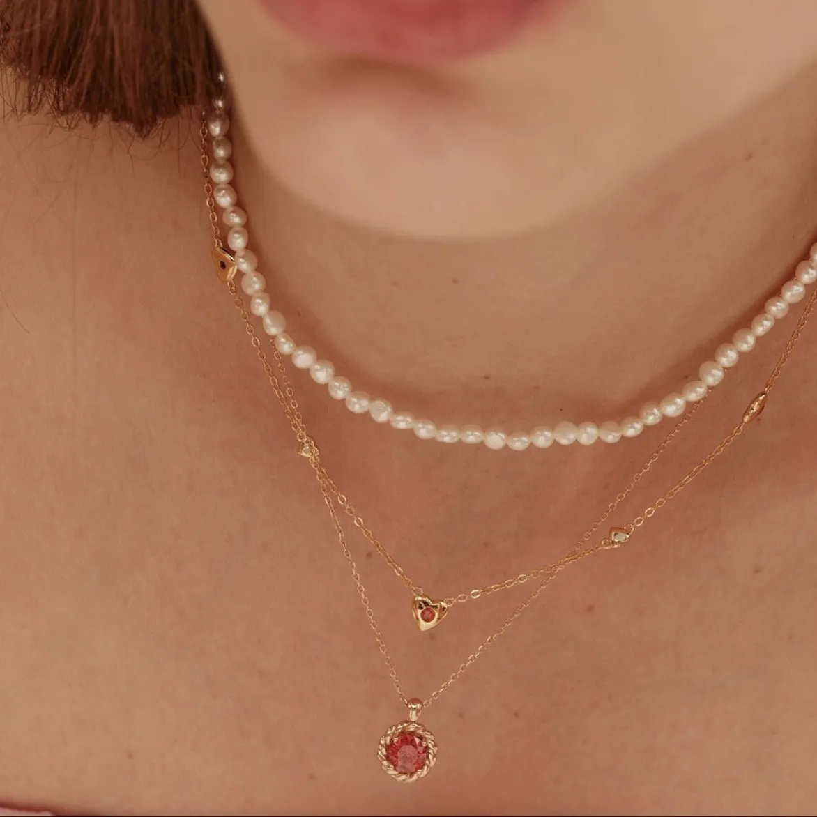 Heartstrings Necklace (Solid Silver)