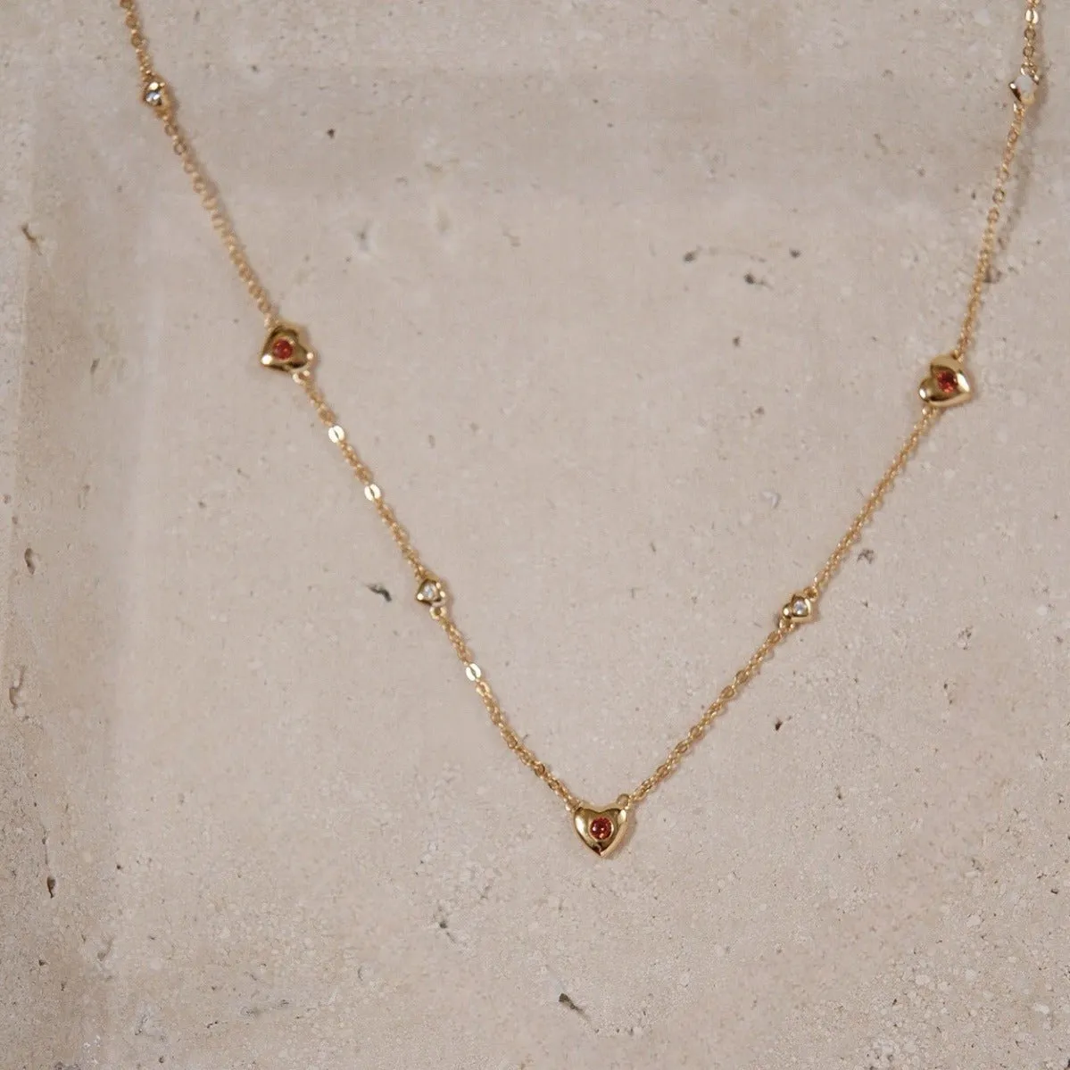Heartstrings Necklace (Solid Silver)
