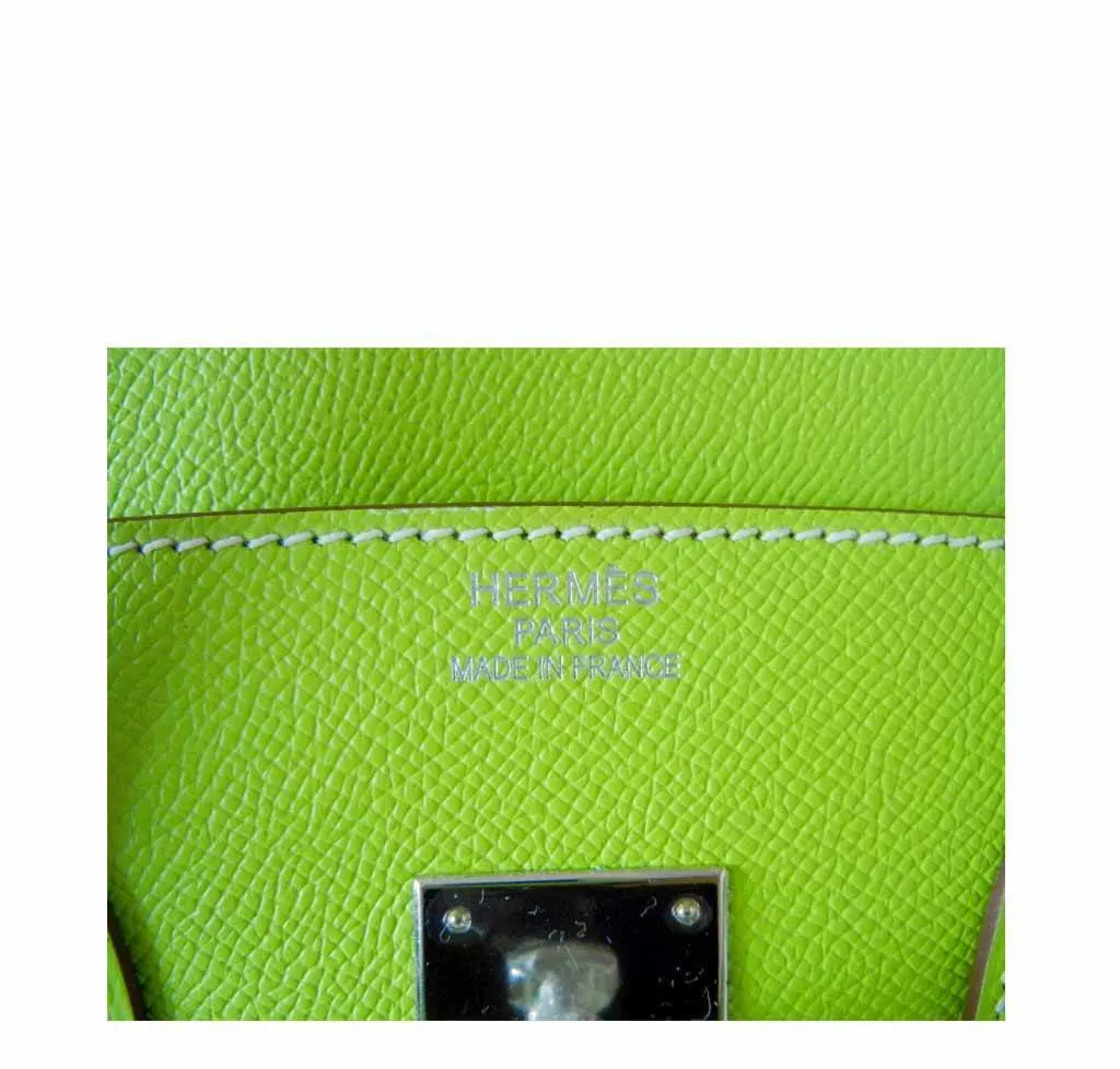 Hermès Birkin 35 Kiwi Candy Series Bag