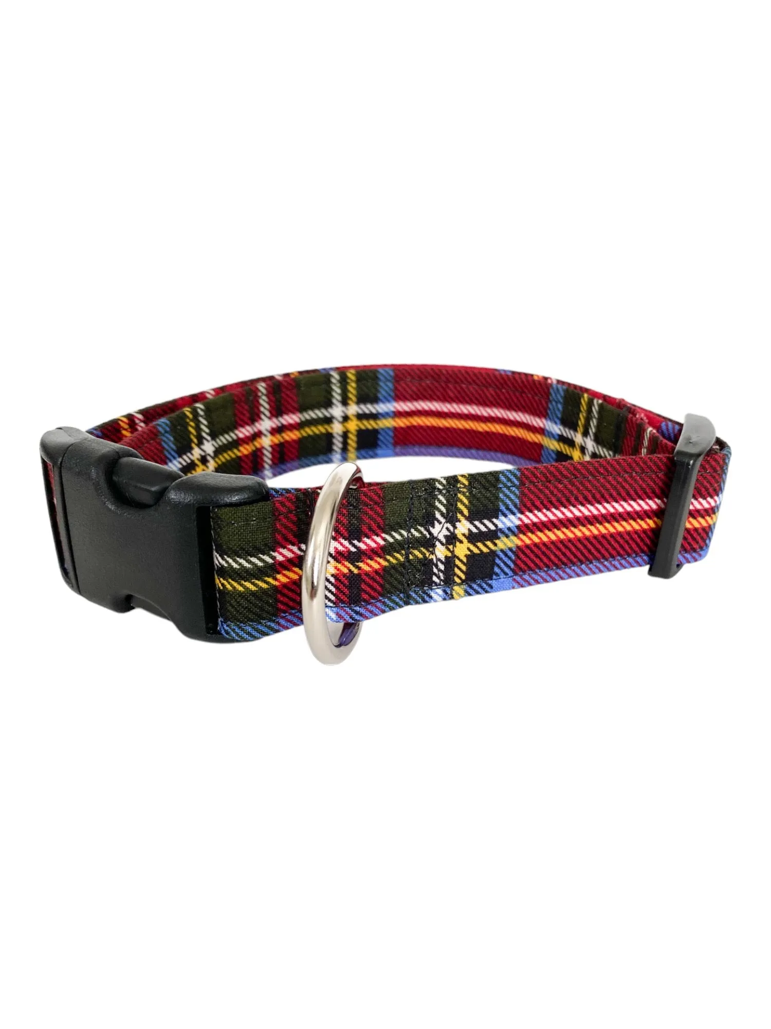 Holiday Plaid Dog Collar