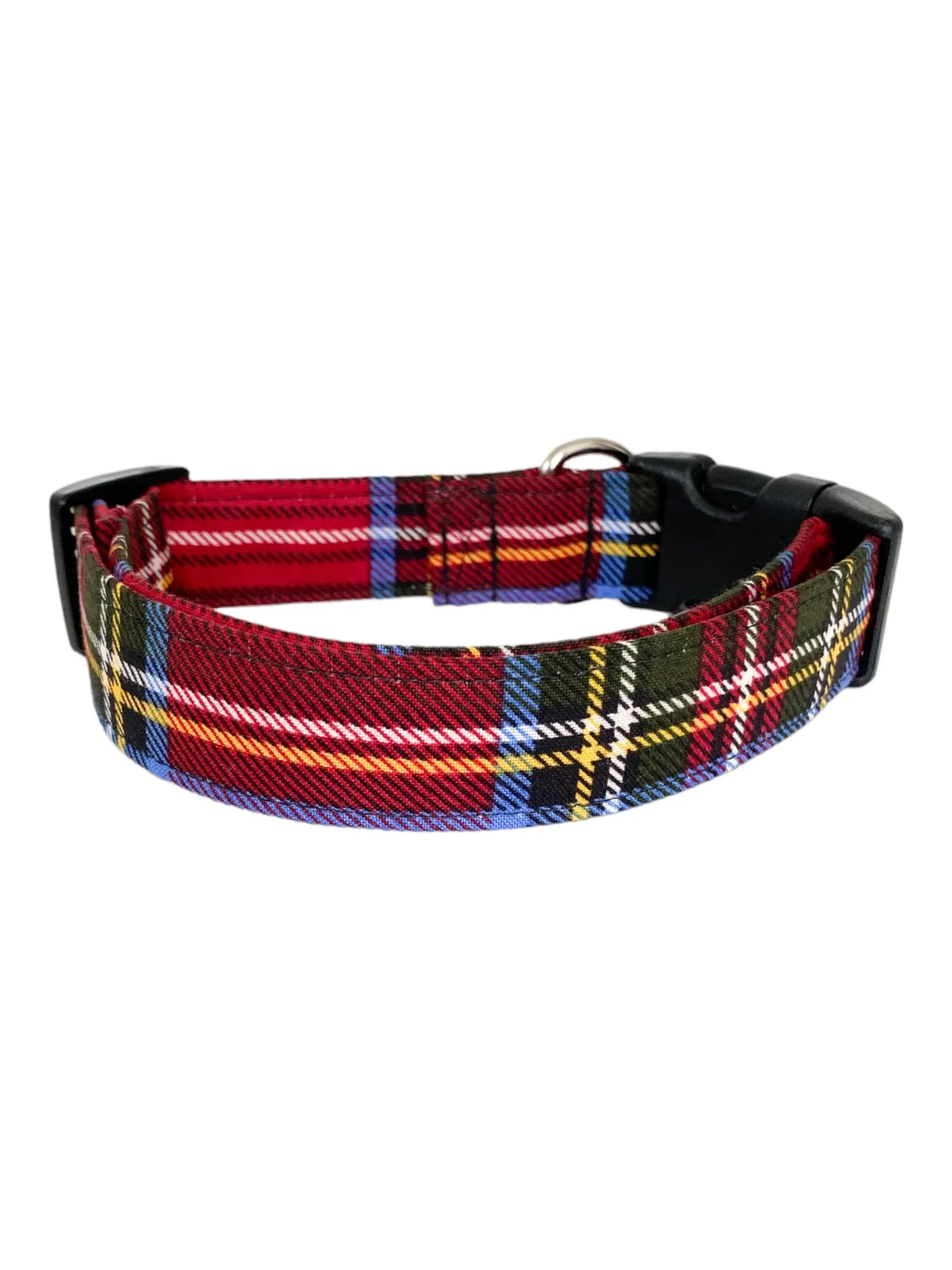 Holiday Plaid Dog Collar
