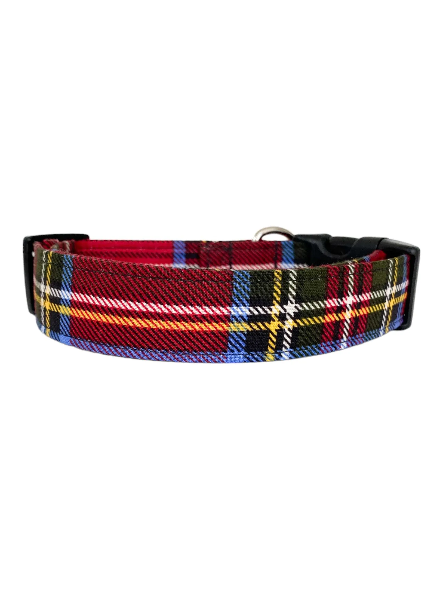 Holiday Plaid Dog Collar
