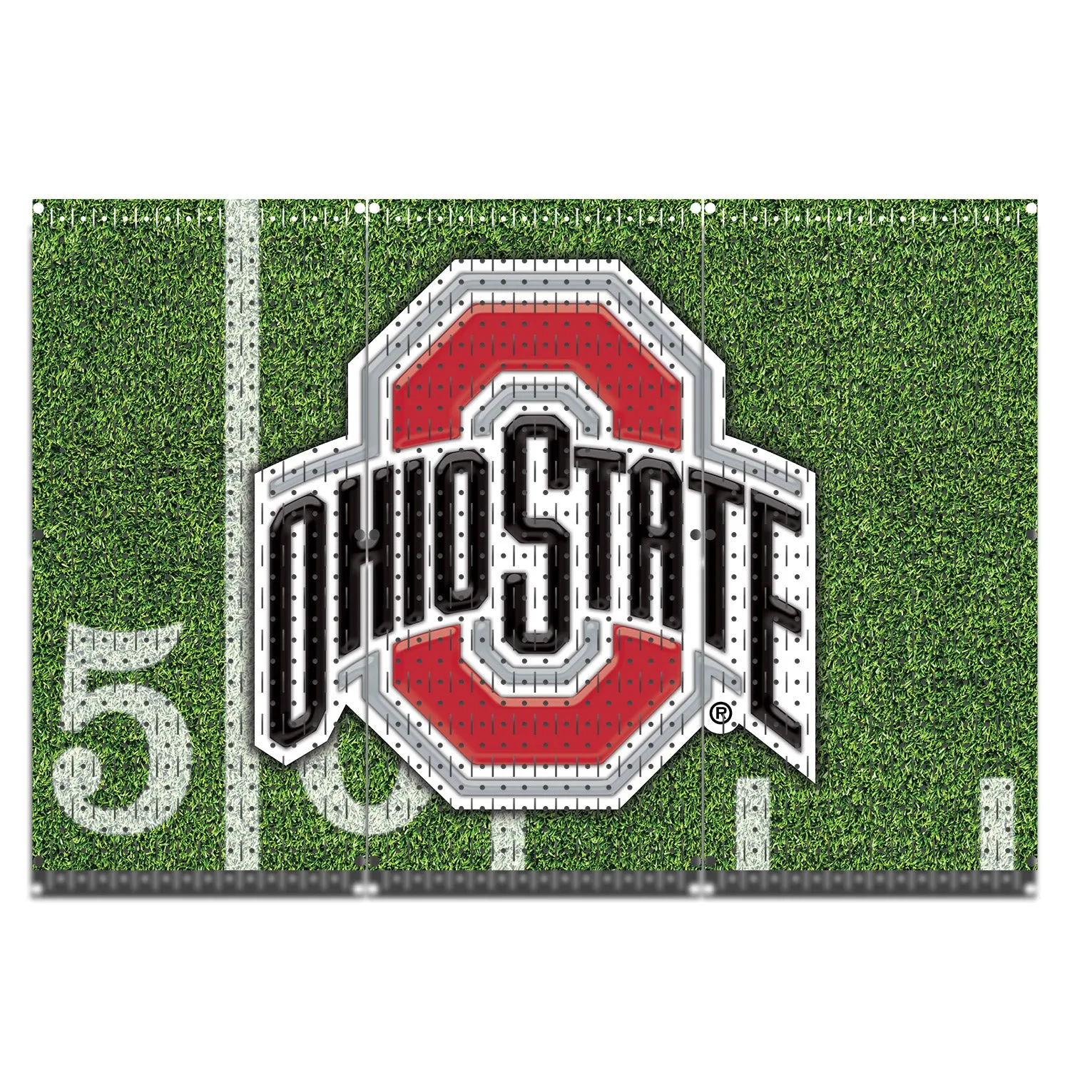 HWC13089 - Ohio State Buckeyes | (3 Panels) | 48" x 32" (tall) | Printed Pegboards | Collegiate