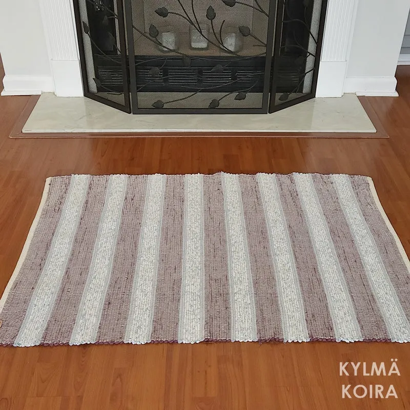 Hyacinth 1 - Handwoven Rag Rug (32 x 48 inches)