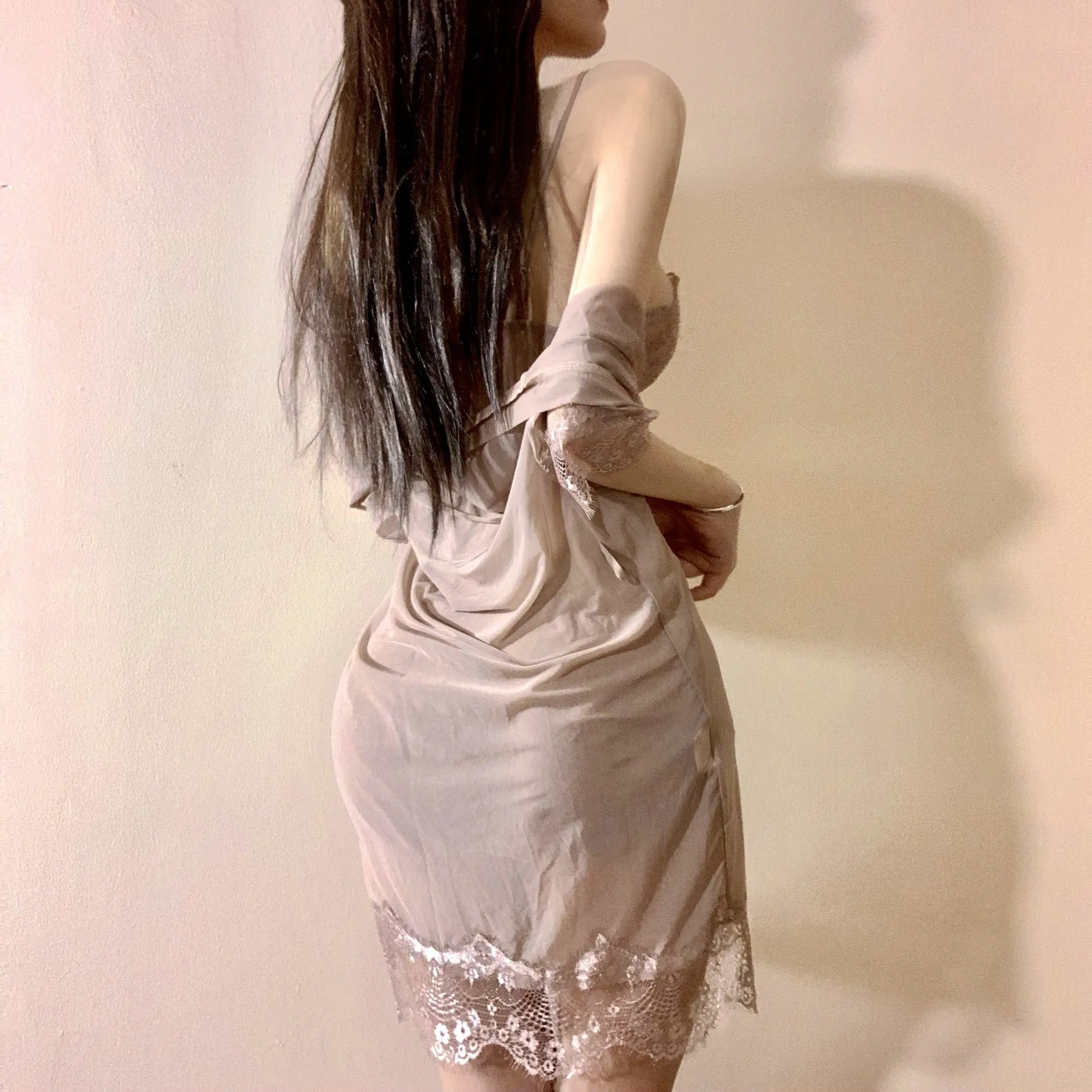 INSTOCK-Women's lingerie large size see-through temptation
