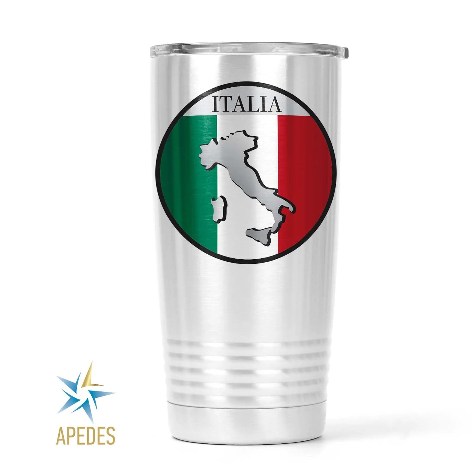 Italy Flag Stainless Steel Tumbler 20 OZ