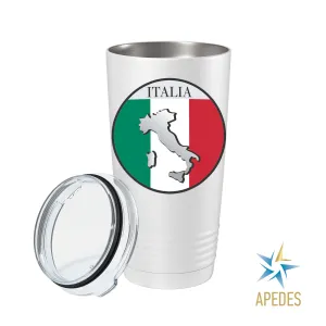 Italy Flag Stainless Steel Tumbler 20 OZ