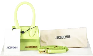 JACQUEMUS Green Le Chiquito Moyen Bag