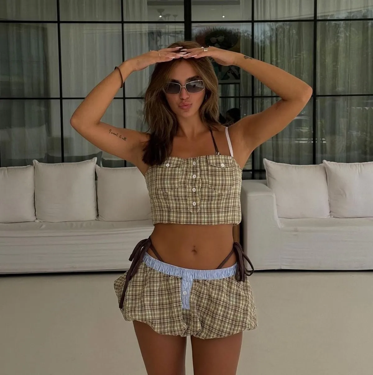 Jaded London - Lulu Check Set