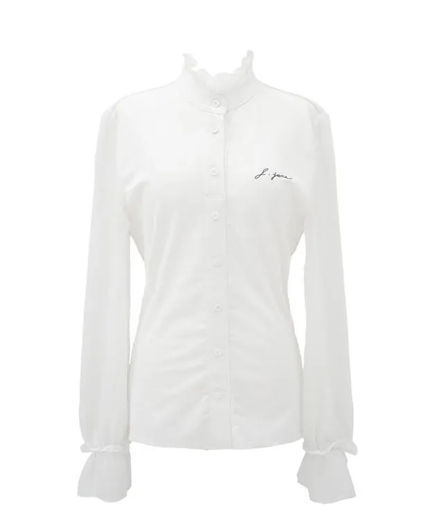 J.Jane See Through Blouse (White)