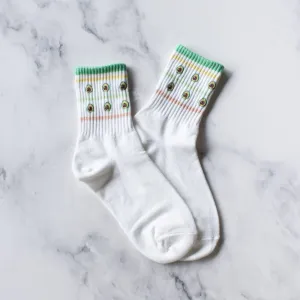 Juicy Fruit Casual Socks: Avocado