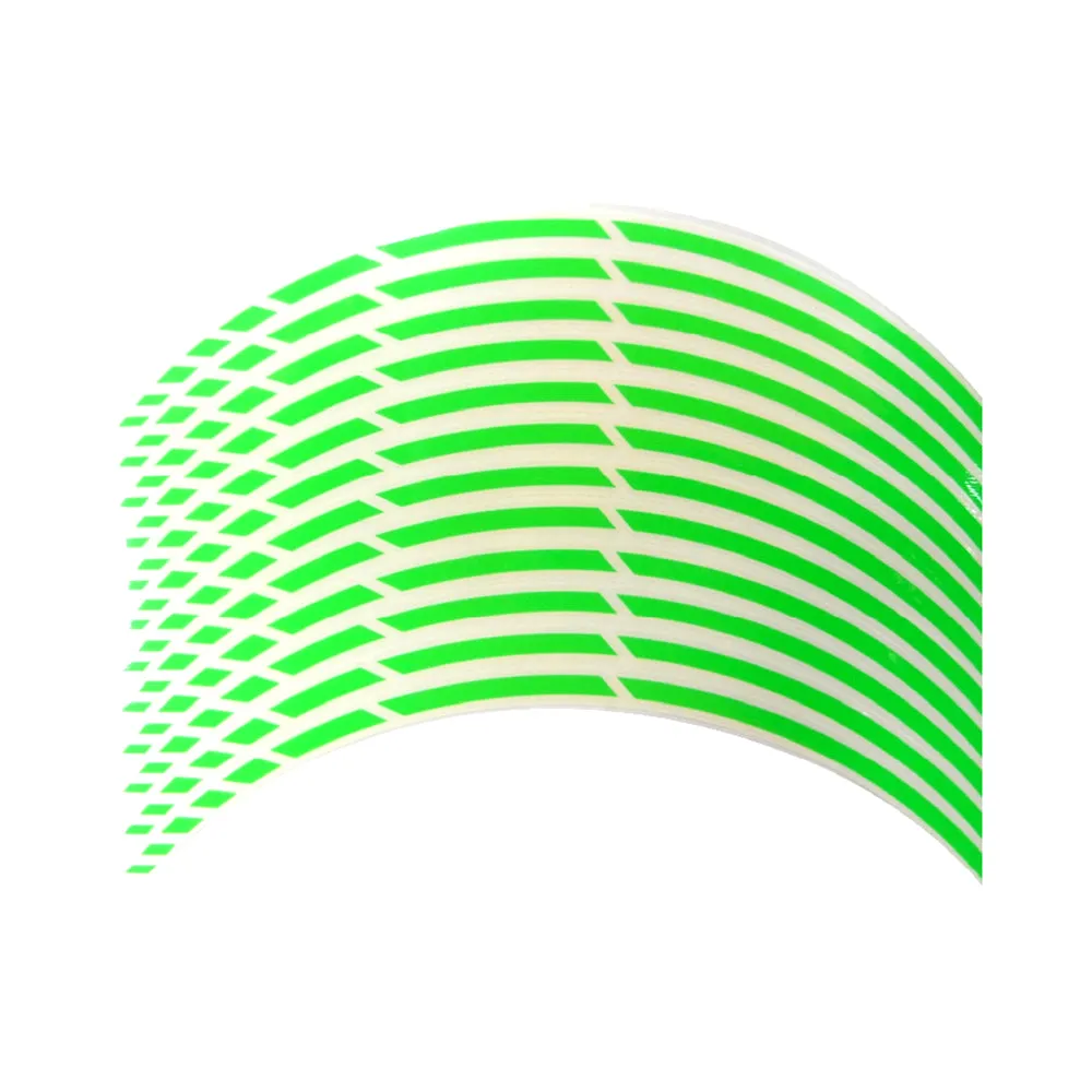 KEITI NON-REFLECTIVE WHEEL 3 STRIPE WS810FG [FLURO GREEN]