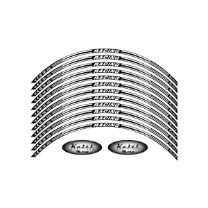 KEITI REFLECTIVE WHEEL 3 STRIPE RACING WS820K [BLACK]