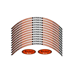 KEITI REFLECTIVE WHEEL 3 STRIPE RACING WS820O [ORANGE]