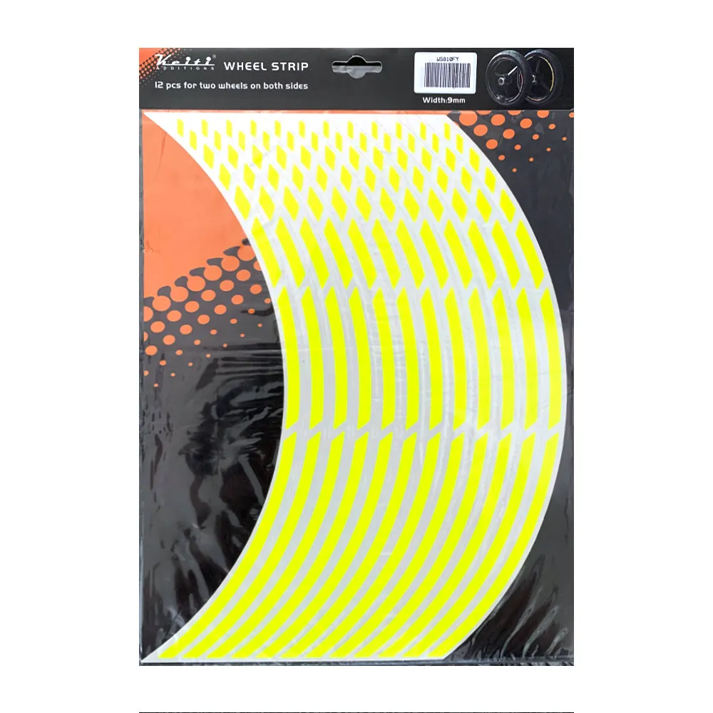 KEITI WHEEL 3 STRIPE [FLURO YELLOW]