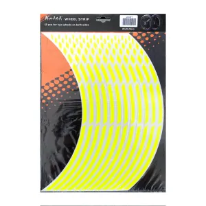 KEITI WHEEL 3 STRIPE [FLURO YELLOW]