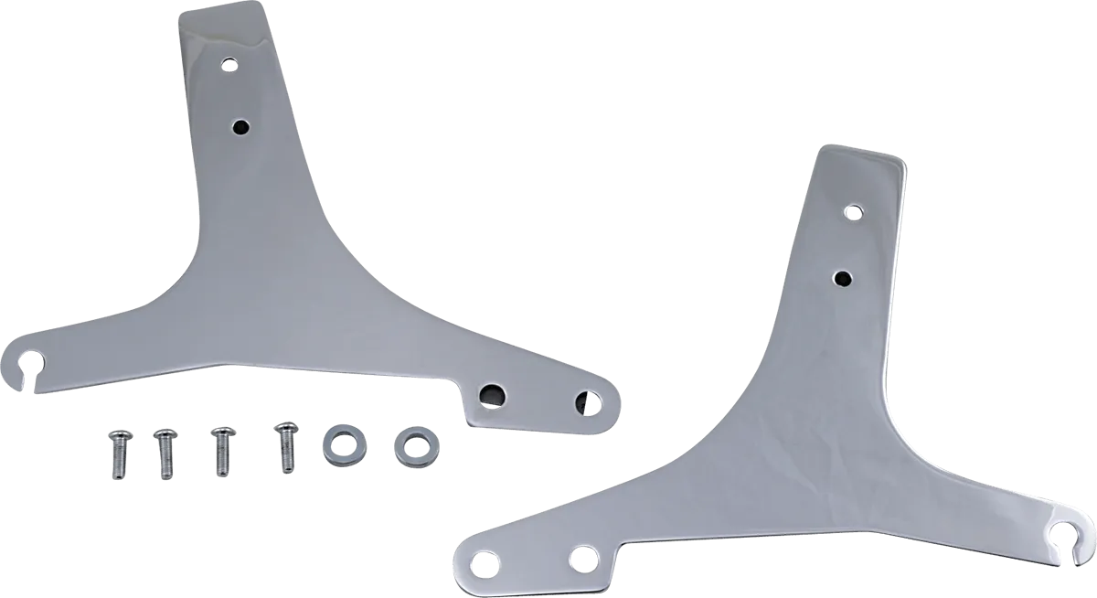 Khrome Werks 263606D Sissy Bar Sideplates - Chrome
