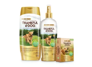Kit Thankful Dog, Shampoo   Jabón   Spray Deodorizante