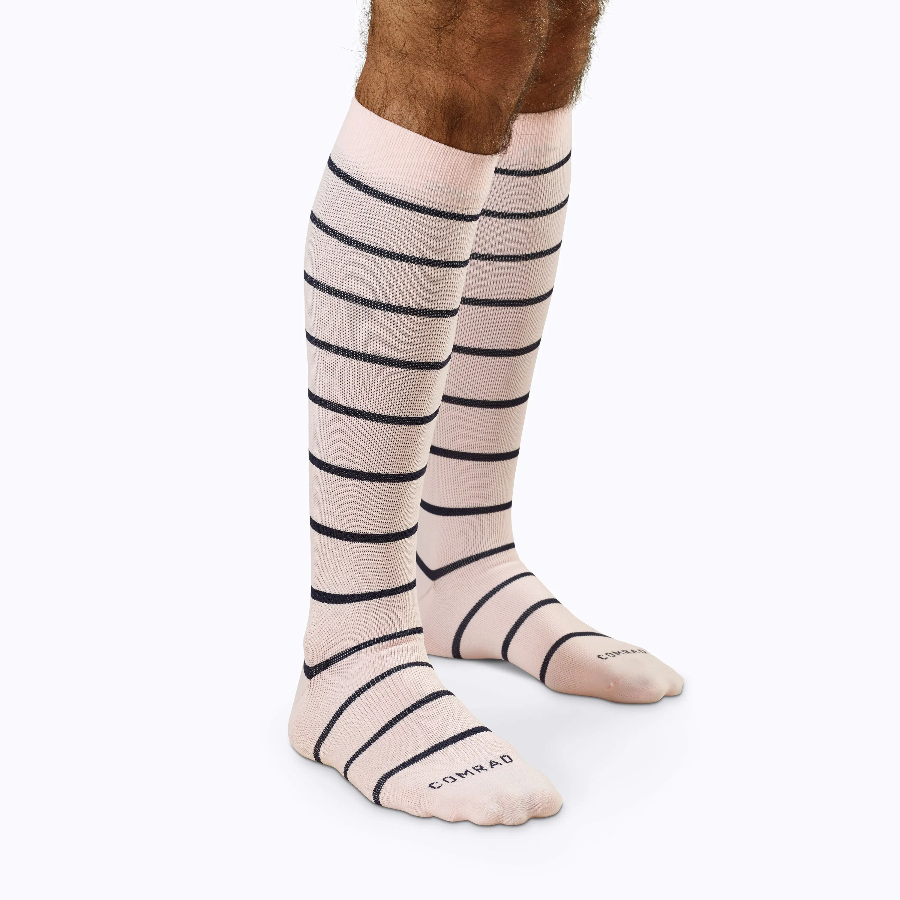 Knee-High Compression Socks - 4 Pack Stripes